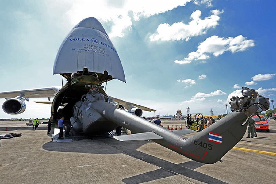 Партия российских МИ-17 передана Королевским сухопутным силам Тайланда. Фото Посольства РФ в Тайланде